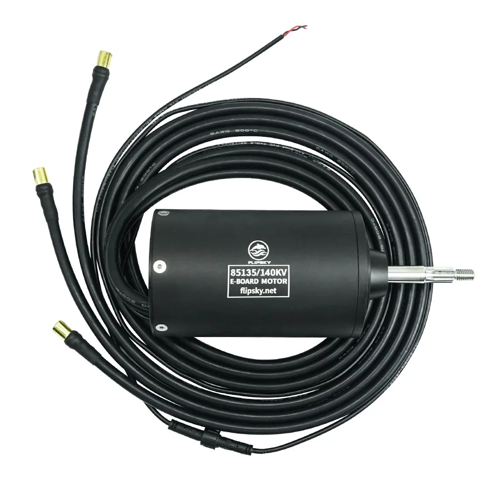 

Fully Waterproof Motor Brushless Sensorless 85135 140KV 8000W for Efoil | Ejet Boards | Electric Surfboard