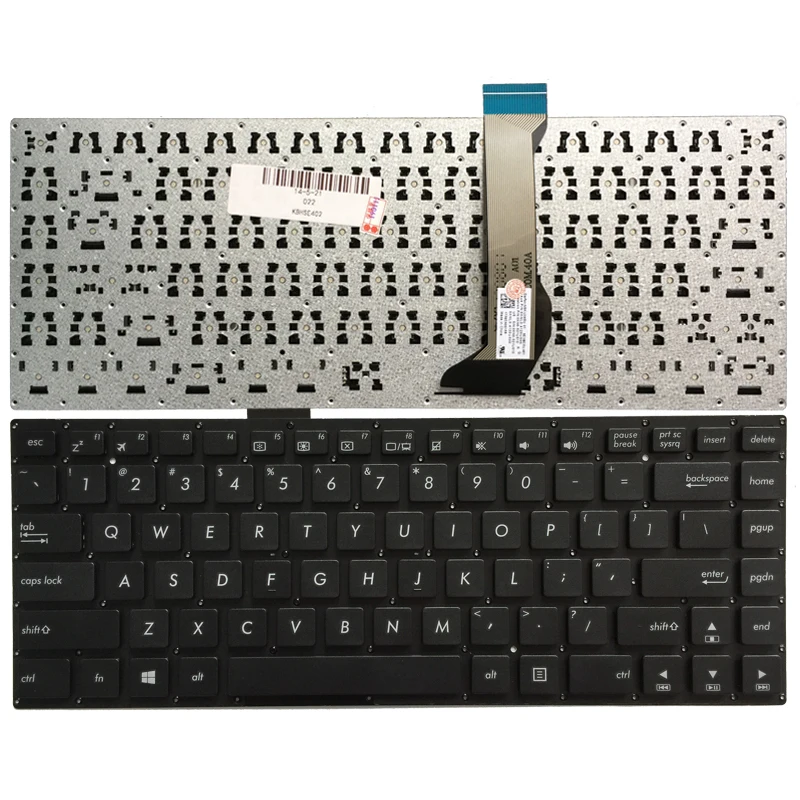 New US Laptop Keyboard for ASUS E402 E402M E402MA E402SA E402S E403SA E402N black English