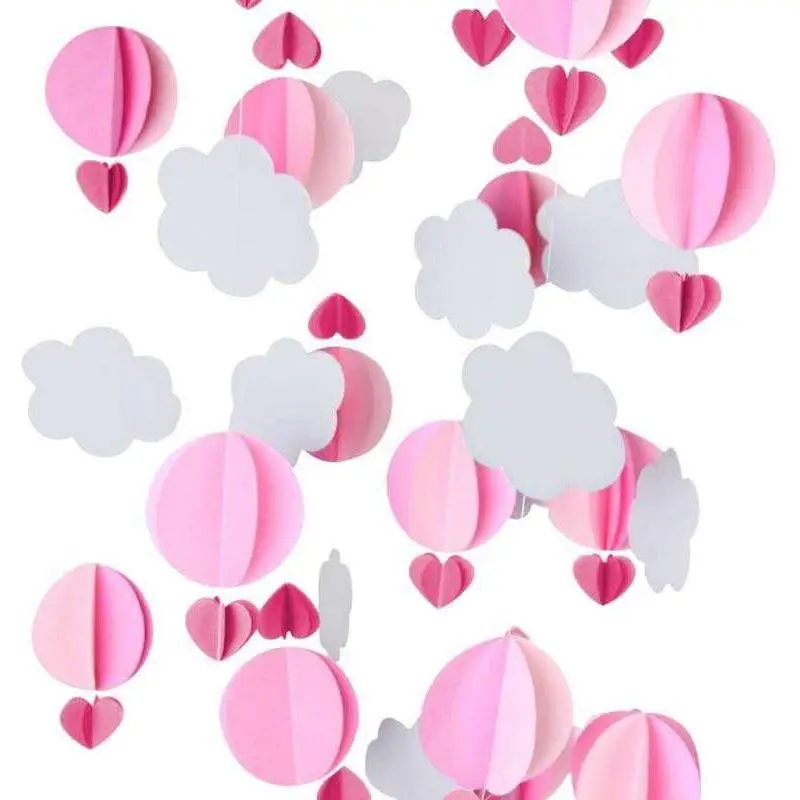 3D Cloud Classroom Decor - Back to School Ceiling Hangings for Preschool Theme Walls Fluffy Cloud Decor Ornaments Set