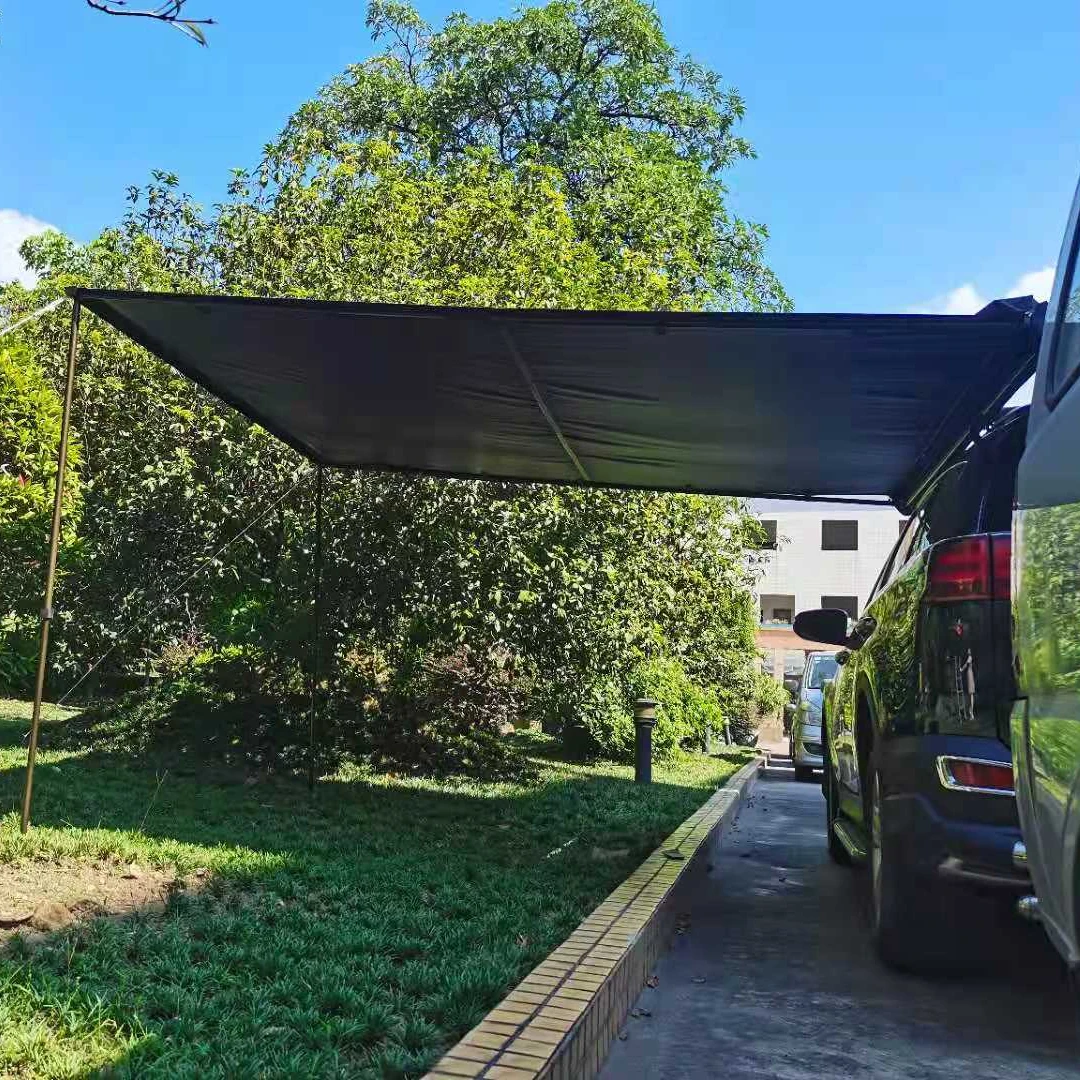 High Quality 2.5*3m SUV/4x4/4wd Customized Retractable camping rooftop car roof side awning for Outdoooutd