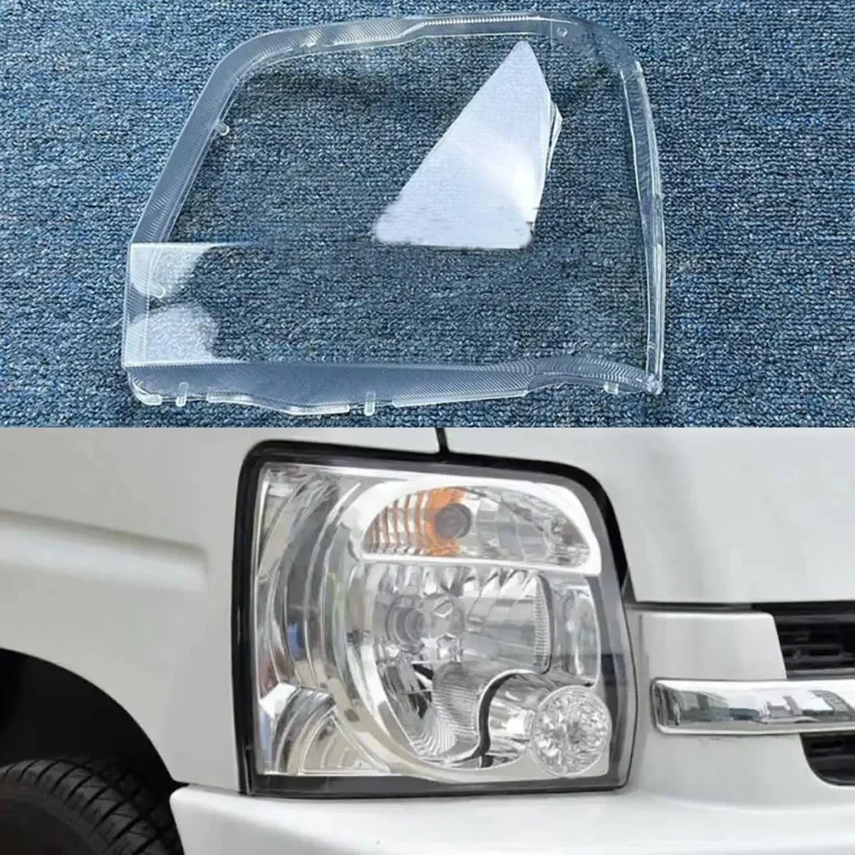 

For Suzuki Wagon 7140 Car Accessories Headlight Lens Cover Headlamp Shell Lampshade Transparent Shade Mask Plexiglass 2009