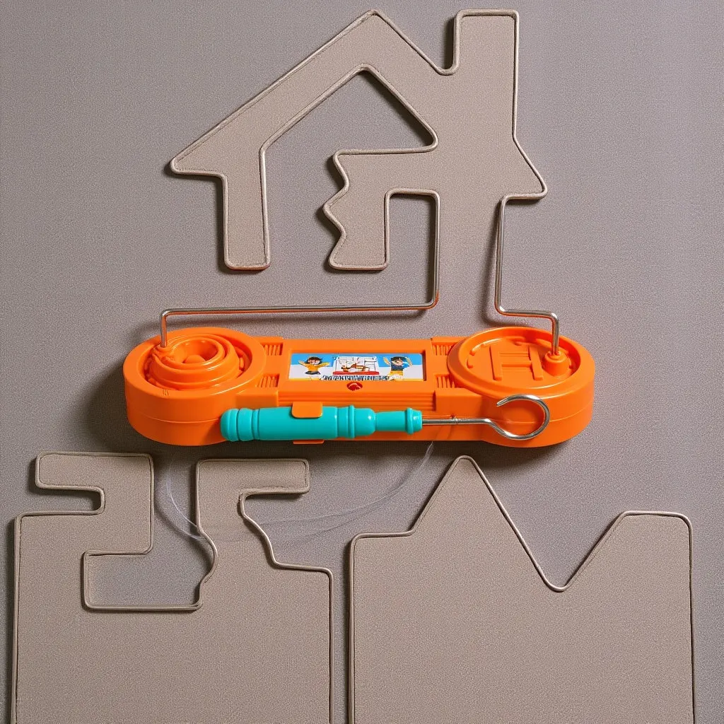 

Набор из 1 шт. Электрический сенсорный лабиринт с уникальной фигурой, развивающий концентрацию, интеллектуальный рост, развлечение для детей