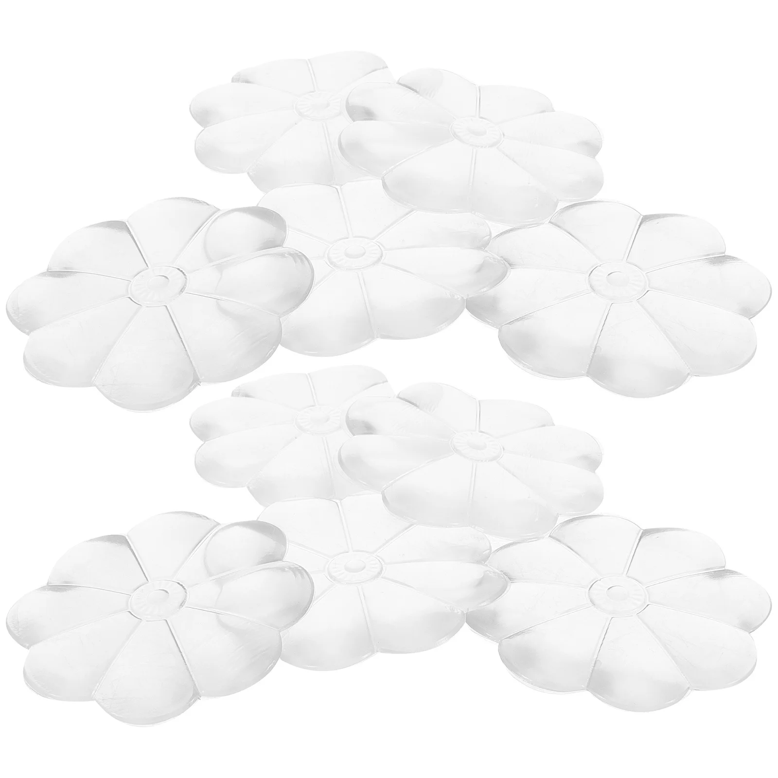 10 قطعة مصدات مقبض الباب حماة الحائط بتلات زهرة شكل ذاتية اللصق المضادة للتصادم منصات لحماية الأثاث