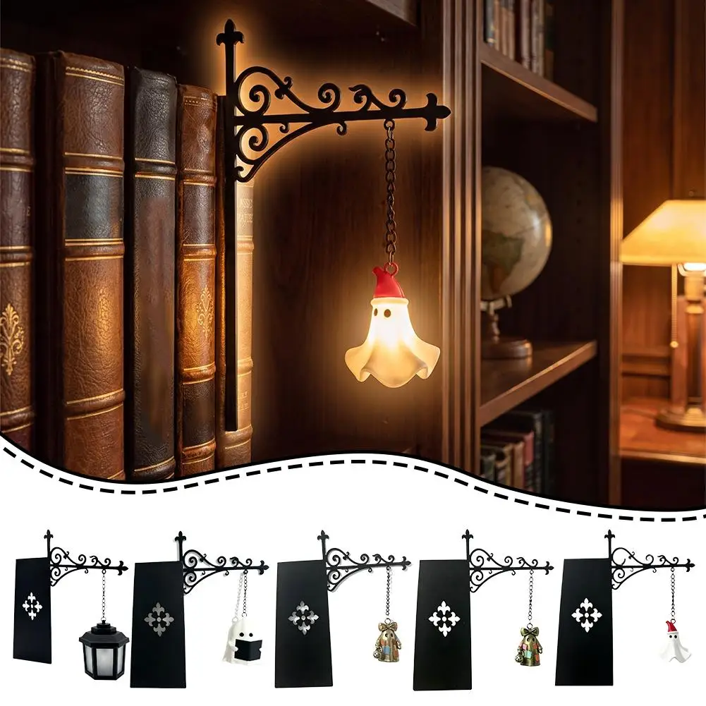 estatua-de-fantasma-de-halloween-fantasma-fofo-lendo-livro-design-de-lampada-3d-luz-noturna-Unica-presentes-decoracao-de-mesa
