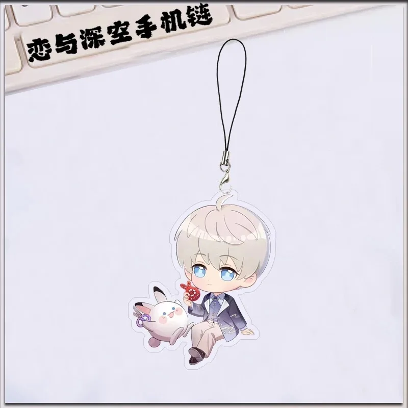 سلسلة هاتف جديدة للحب والفضاء العميق محيط لطيف Sylus Rafayel Xavier أكريليك على ظهره قلادة