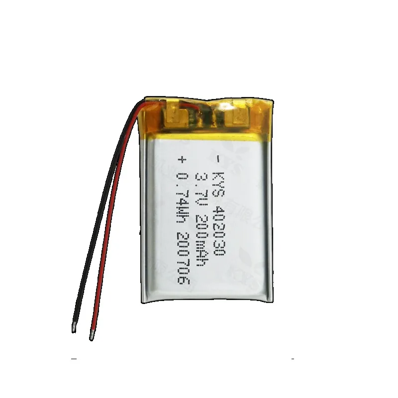 5pcs 402030 200mAh 3.7V Battery for Smart Bracelet Voice Recorder GPS Tablet PC Pet Training Tool Webcam Batteries