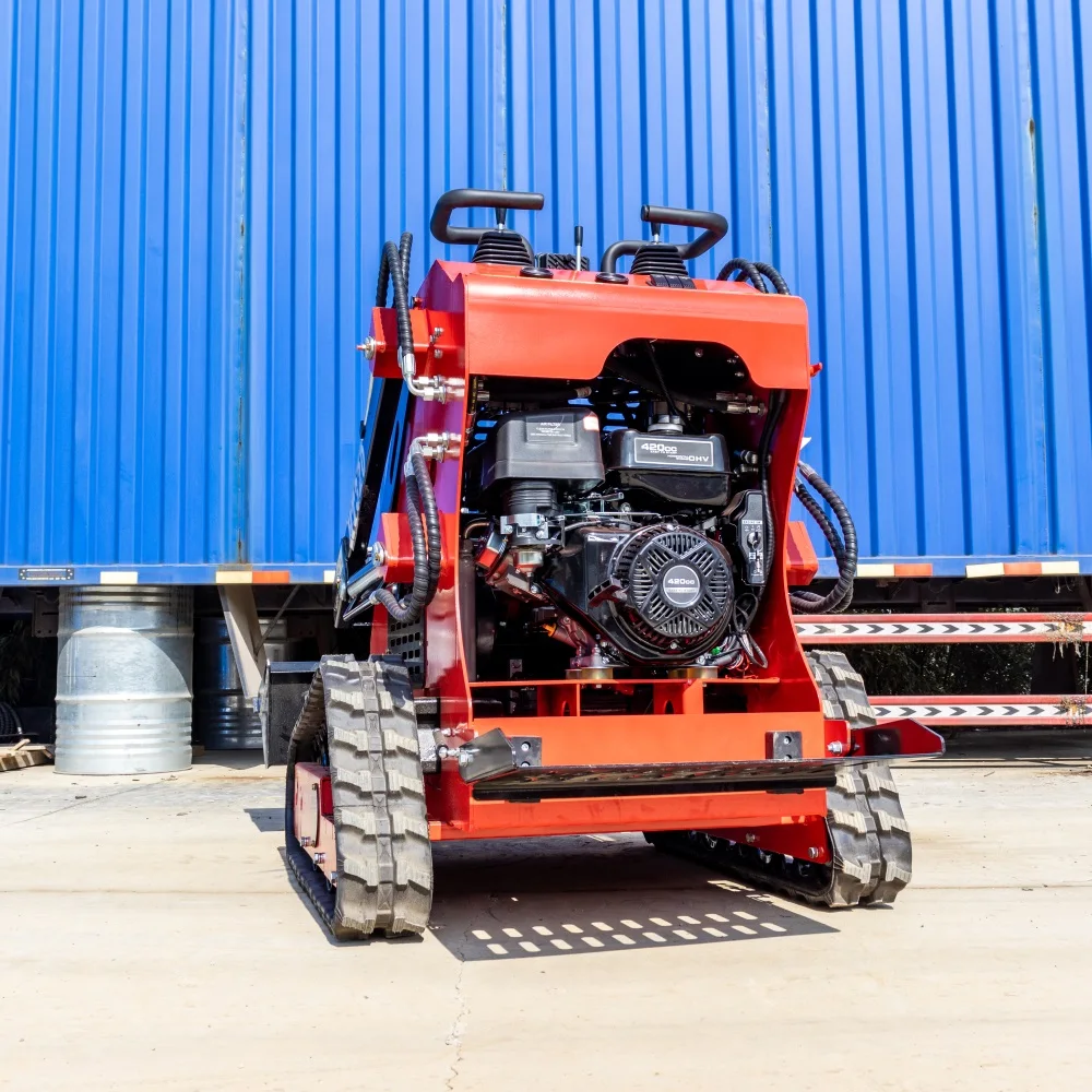 Free Shipping Small Track Loader With Mower Mini Loader Skid Steer With Attachment