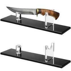 Knives Display Holder Knives Display With Support Frame Knives Collection Display Acrylic Knives Desk Display Stand For Hunting