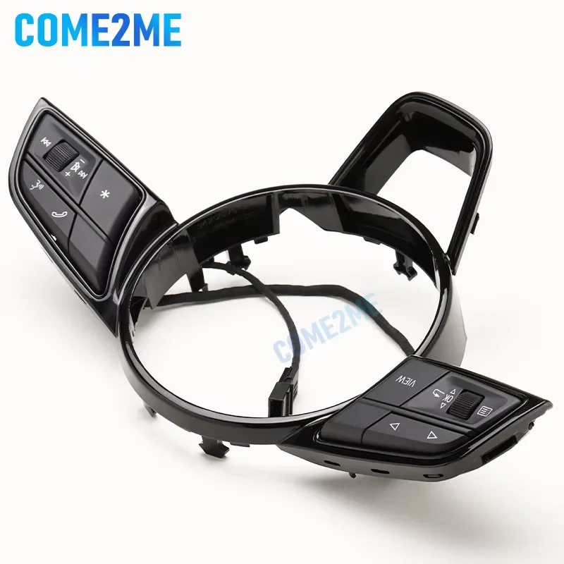 Suitable for Audi A4 B9 A3 8Y bogie, equipped with multifunctional buttons, steering wheel accessories, and decorative accessory
