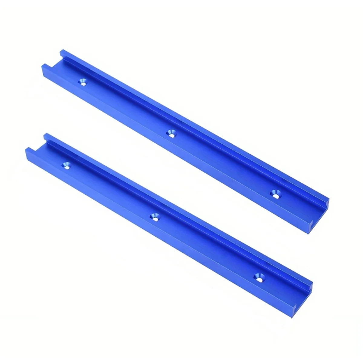 2Pcs 30 Type T-Track T-Slot Miter Track Jig Fixture Slot Connector Woodworking Chute Rail Carpentry Tools 40cm