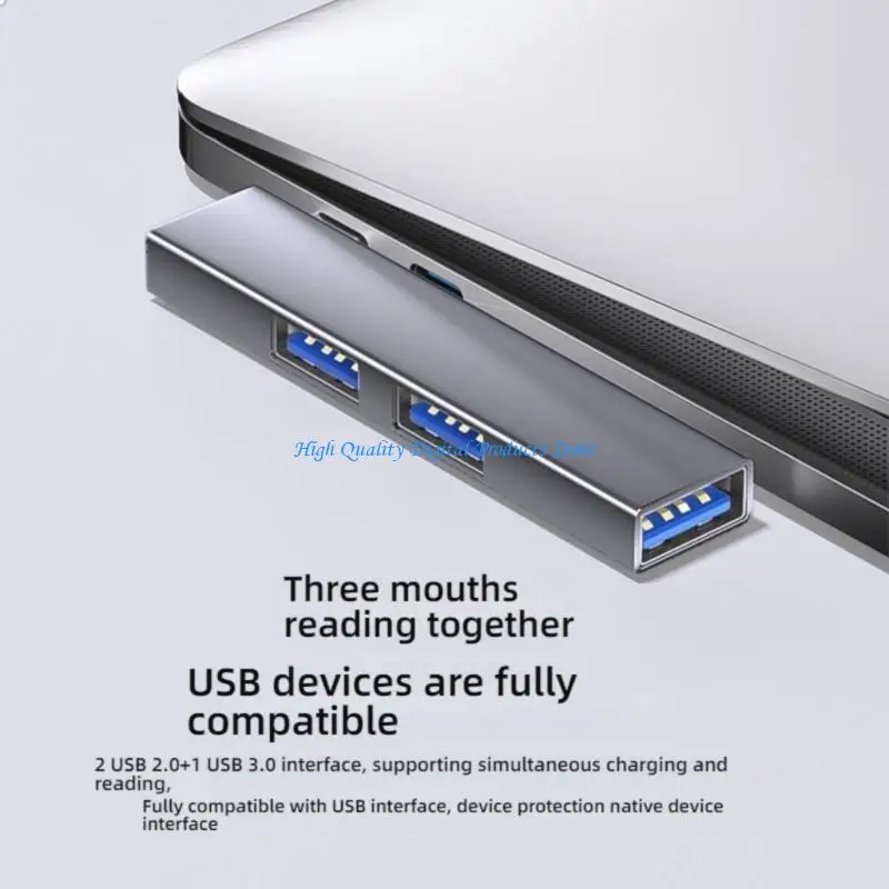 

U2JE Multiports USB3.0 Hubs с 90 ° угловой дизайн OTG Поддержка алюминиевого USB -разветвителя для компьютера для ноутбука для