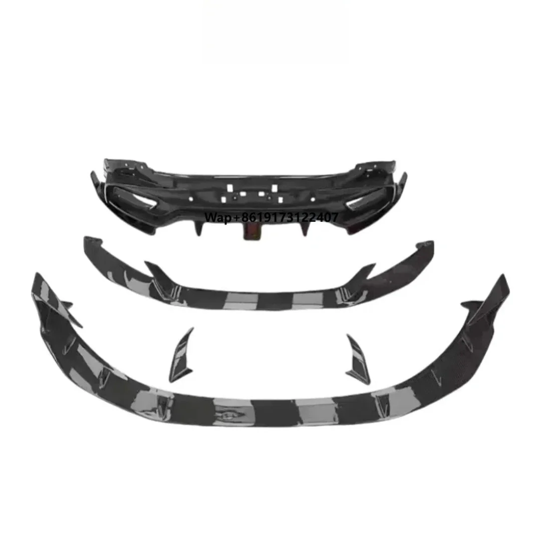 High Quality Carbon Fiber PK Style Body Kit for Aston Martin DB11 Carbon Fiber Front Bumper Lip Splitter Rear Bumper Diffuser