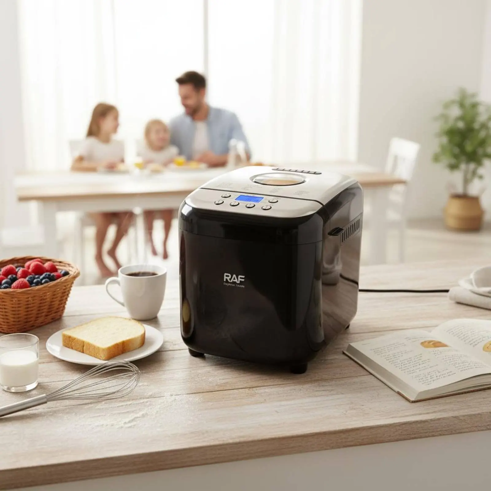 Automatic Bread Appliance 3 in 1 Bread Baking Machine Bread Mixture Appliance Constant Temperature Fermentation Kitchen