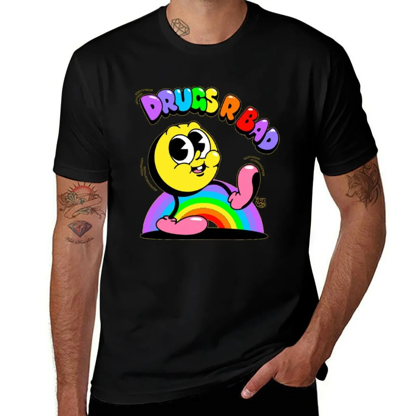 

Drugs are bad T-Shirt man t shirts high quality luxury brand man t shirt designer T-Shirt