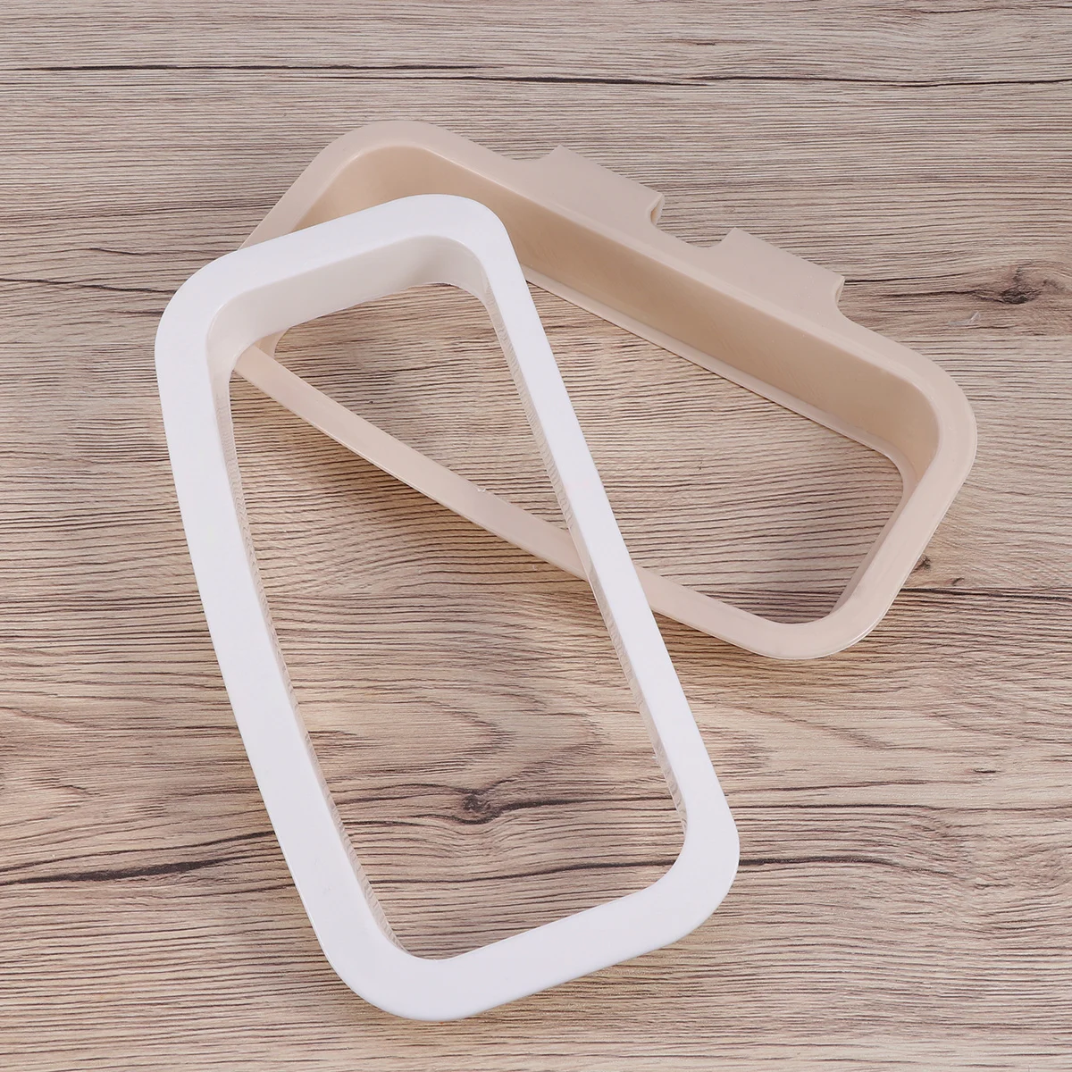 

Garbage Rack Hanging Trash Bag Holder Over Cabinet Door Kitchen Plastic Bag Storage Shelf White For Kitchen Laundry Room