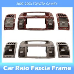 Radio Dashboard brandnew For Toyota Camry 5 2002 2003 2004 2005 2006 Fascia Auto Stereo Panel Mounting CD DVD Frame+Harness