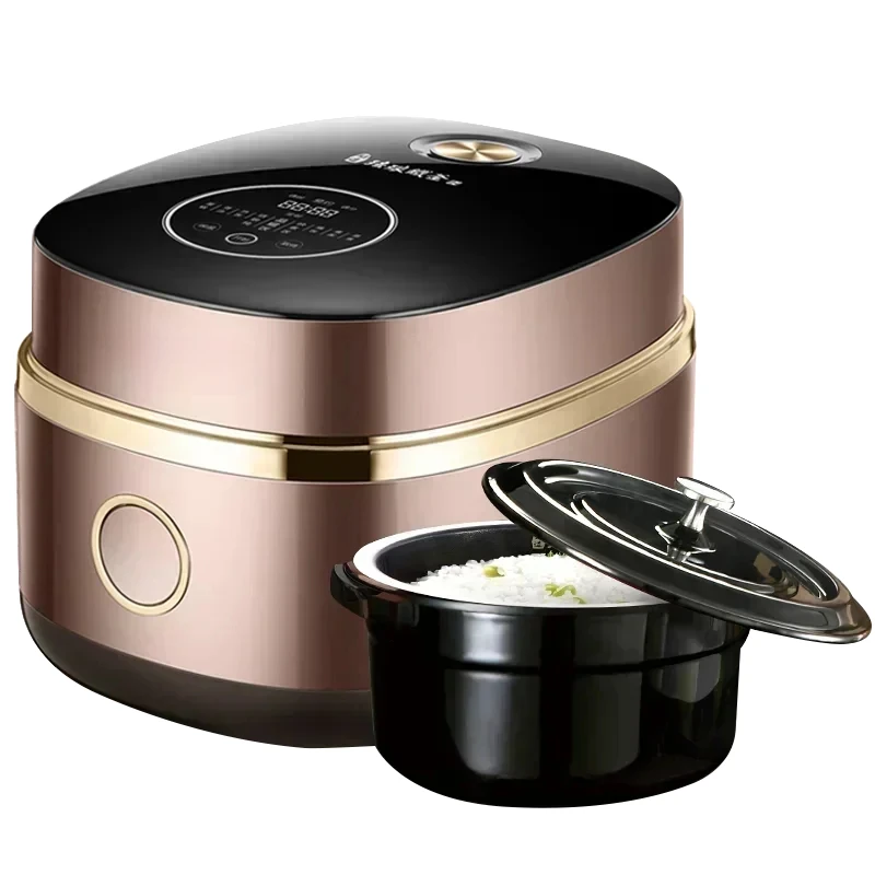 

F-40T11 Рисоварка, эмалированный железный чайник, домашний интеллектуальный резервированный индукционный нагрев IH, 4 л, мини-рисоварка, подогреватель еды