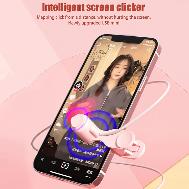 Smart Screen Tapper Adjustable Speed Auto Clicker For Giving Unlimited Thumbs-ups Pragmatical Autoclicker For Phone And Mobile
