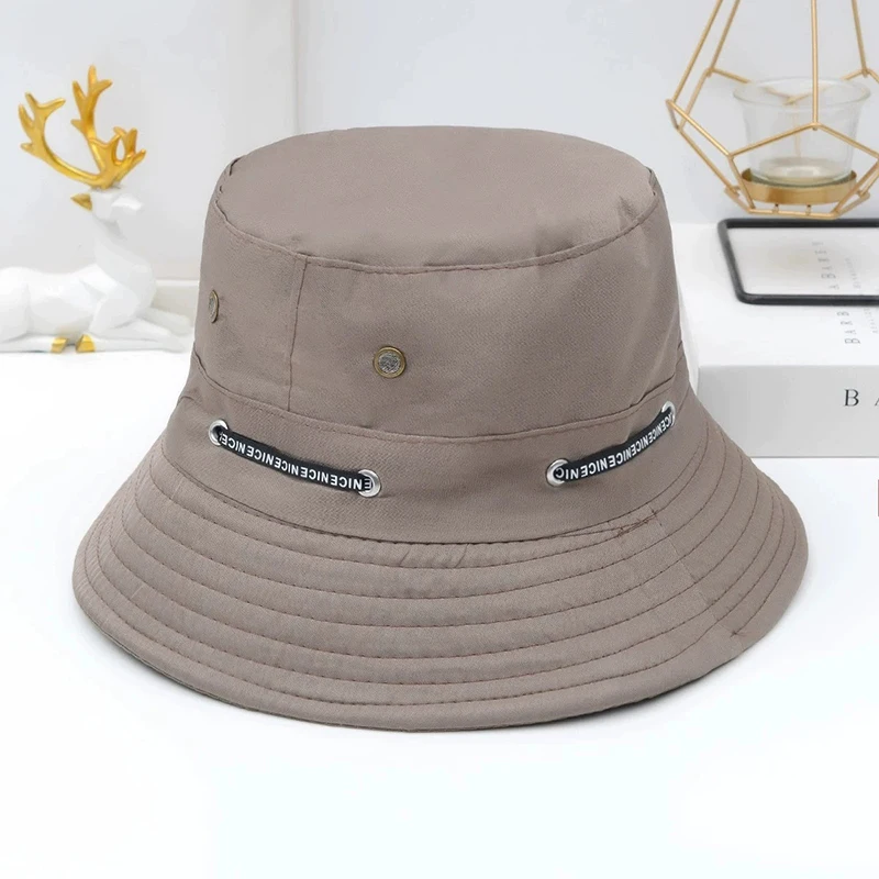 

Fisherman Cap Fashion Solid Color Sun Cap Unisex Casual Cotton Bucket Hat Spring Summer Outdoor Sunscreen Beach Cap Panama Hats