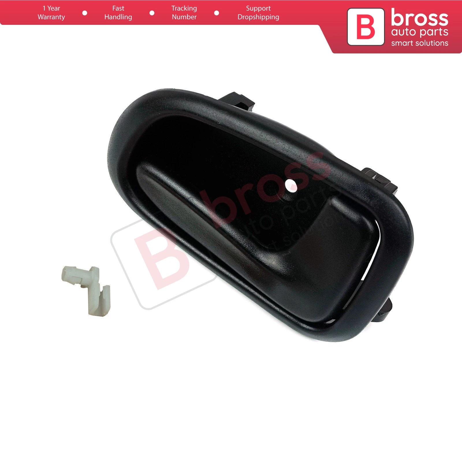 BDP1085-2 Inner Interior Door Opener Handle Black Front Rear Right 69205-12120/30 for Toyota Corolla MK8 AE110 AE111 1995-2002