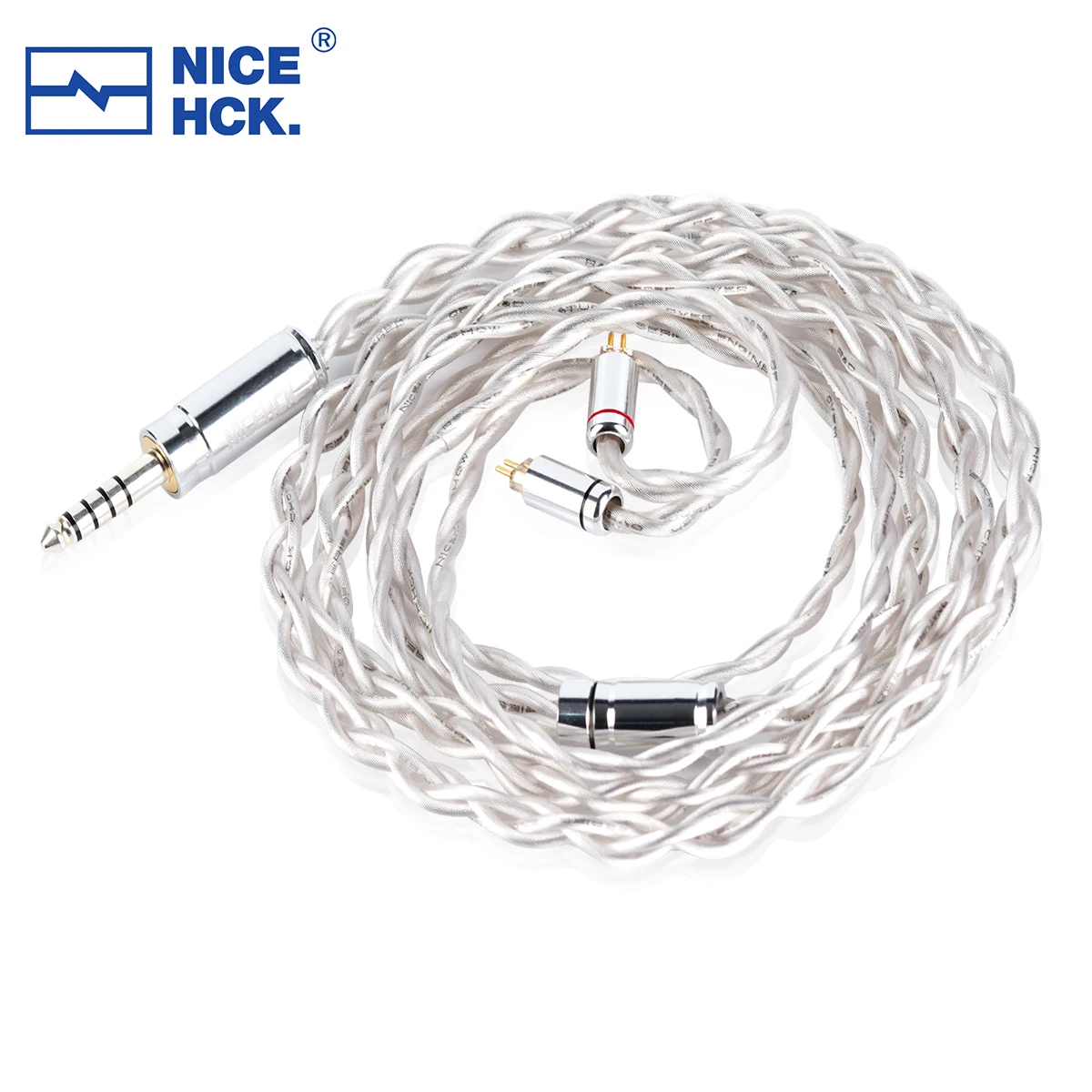 NICEHCK EngrChow 7N 単結晶銅 2 材質混合イヤホンアップグレードケーブル EngineerSeries NX8Ti HIMALAYA Daybreak IEM 用