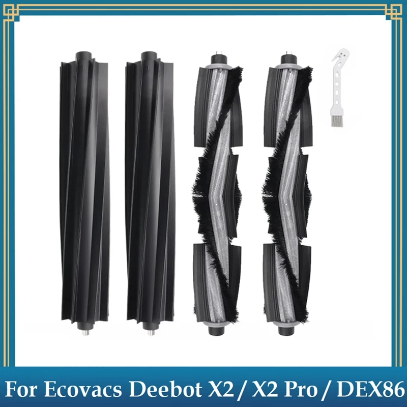 

Main Roller Brush For Ecovacs Deebot X2/X2 Omni/X2 Pro Robot Vacuum Cleaner Replacement Parts Floor Cleaning Replacement