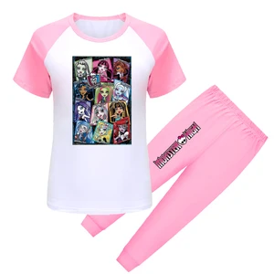 طقم بيجامة مونستر هاي دولية للأطفال والأولاد والبنات, ملابس أطفال, بيجامة, ملابس دراكولورا أفضل 12 ملابس دراكولورا عالية الوحش مبيعا - رقم 4