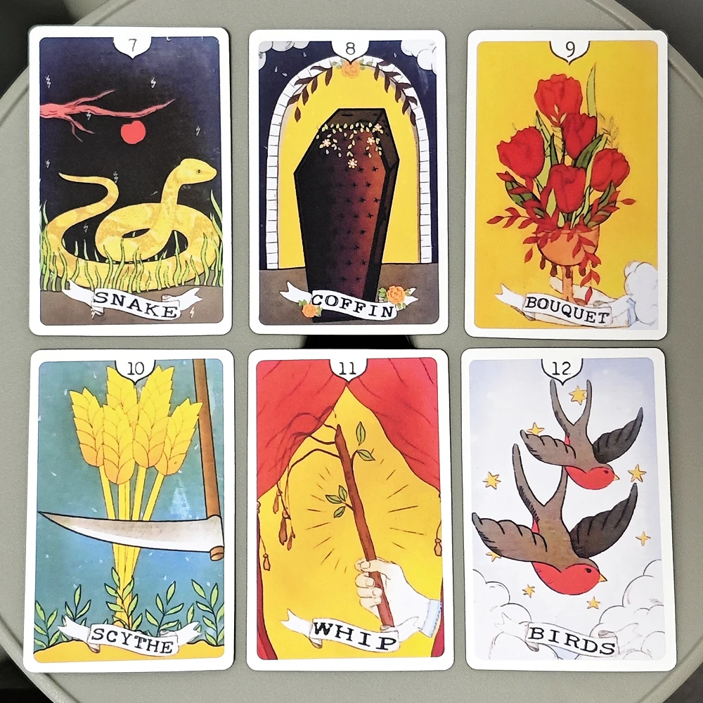 การ์ด Lenormand 36 ชิ้น Pixie's Whisper Lenormand Deck ขนาด: 9*6 ซม