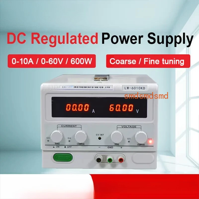 15V 30V 60V 10A 20A 30A 60A 900W Stable Adjustable Bench Lab Switching DC Power Supply for Battery Charging