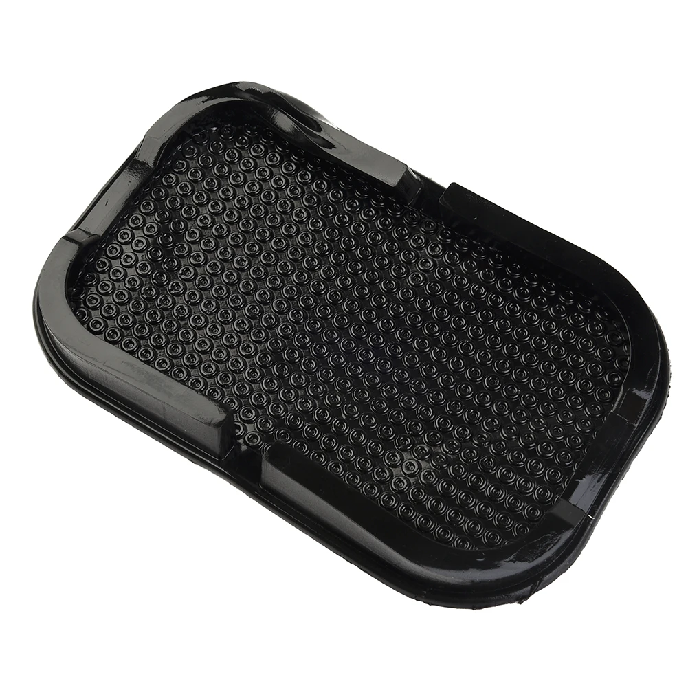 

Anti-Skid Pad Non-slip Mat Interior Silica Gel Sticky Grip 6.1x3.93x0.78 Inch Black Dashboard Pad Mobile Mount