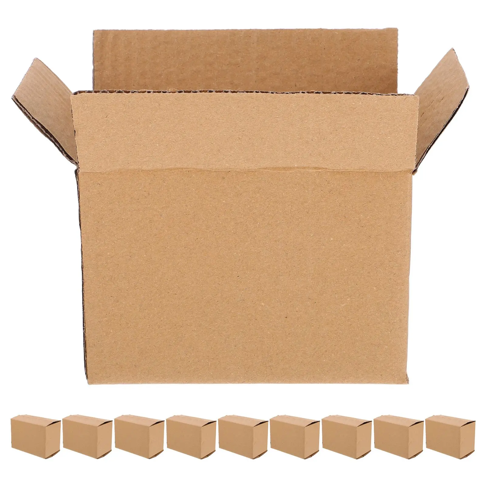 10 Pcs Packing Boxes For Moving Cardboard Boxes Packaging Moving Shipping Books Reusable Safe Mailing Containers