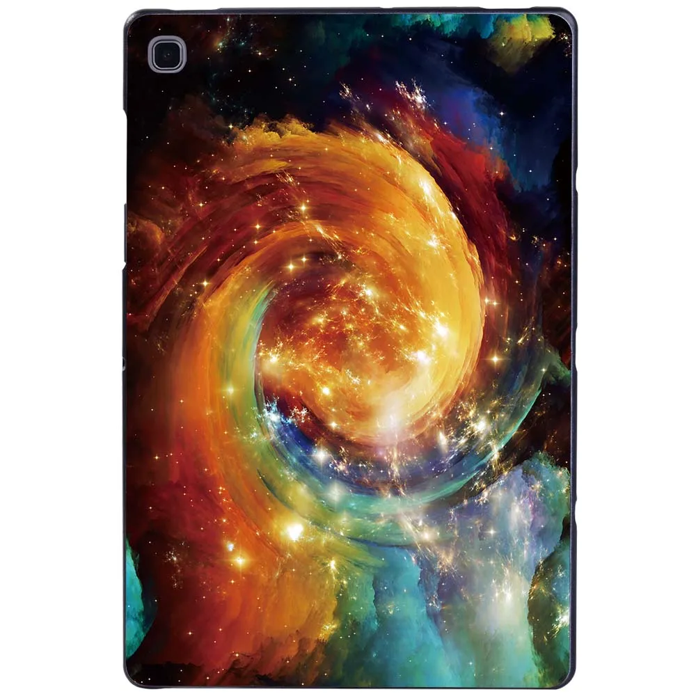 삼성에 적합한 갤럭시 탭 A7 라이트 8.7/탭 A7 10.4/탭 A 8.0/A 10.5/A 10.1/A 9.7/A A6 10.1 스페이스 프린트 백 쉘 커버 태블릿 케이스