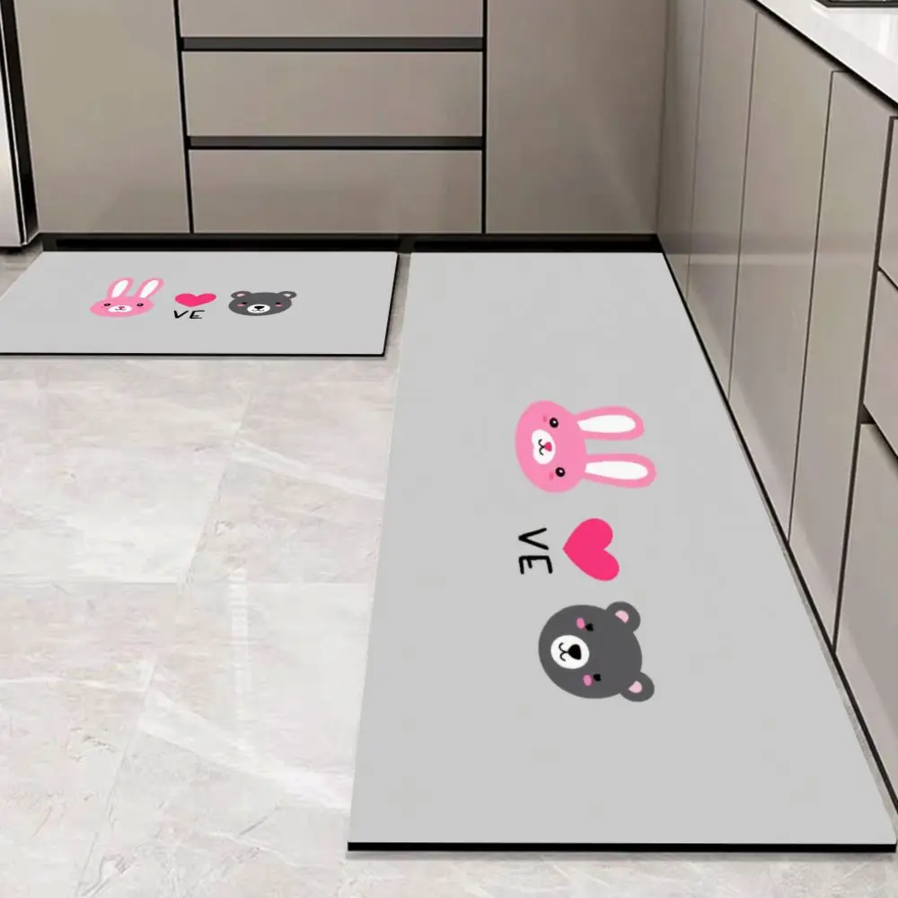 

VIKAMA Современные минималистичные фланелевые коврики для кухни и коридора: теплые, облегчают чистую и уютную кухню и коридору