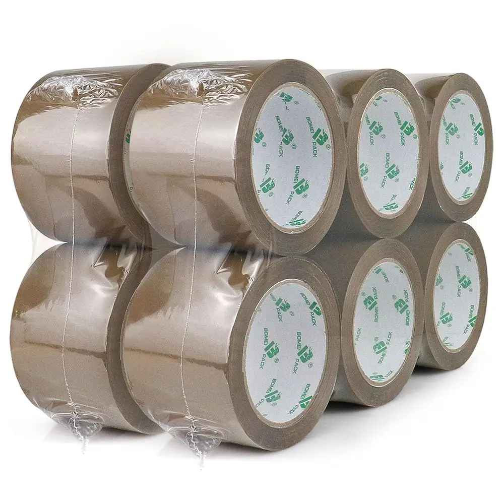 

Brown Packing Tape 3 inch Wide, 12Rolls Heavy Duty Brown Packing Tape Refills Rolls for Moving Boxes, Shipping and Storage,