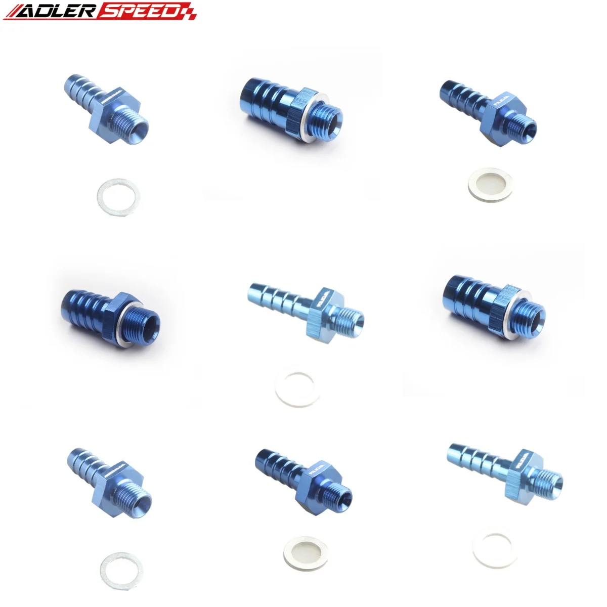 

4mm 6mm 8mm 10mm 12mm 14mm 16mm 19mm Hose Barb M8 M10 M12 M14 M16 M18 M20 Male Thread Aluminum High Pressure Pipe Fitting