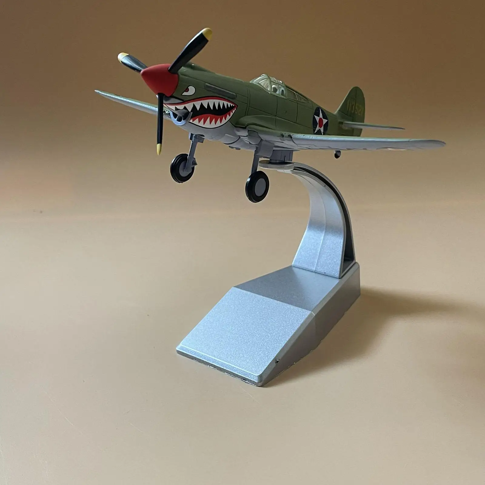 1:72 Scale Aircraft Decorative Collectibles Alloy Toy P 40B Aviation Model Static Aviation Airplane for Adult Kids