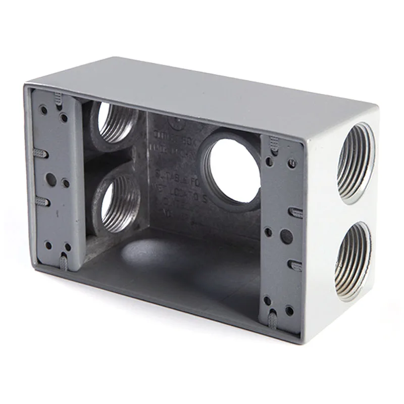 Waterproof NEMA L5-50R 6-30R 10-30R 10-50R 14-30R 14-50R US Industrial Receptacle Metal Mount Back Box Wire Concealed bottom Box