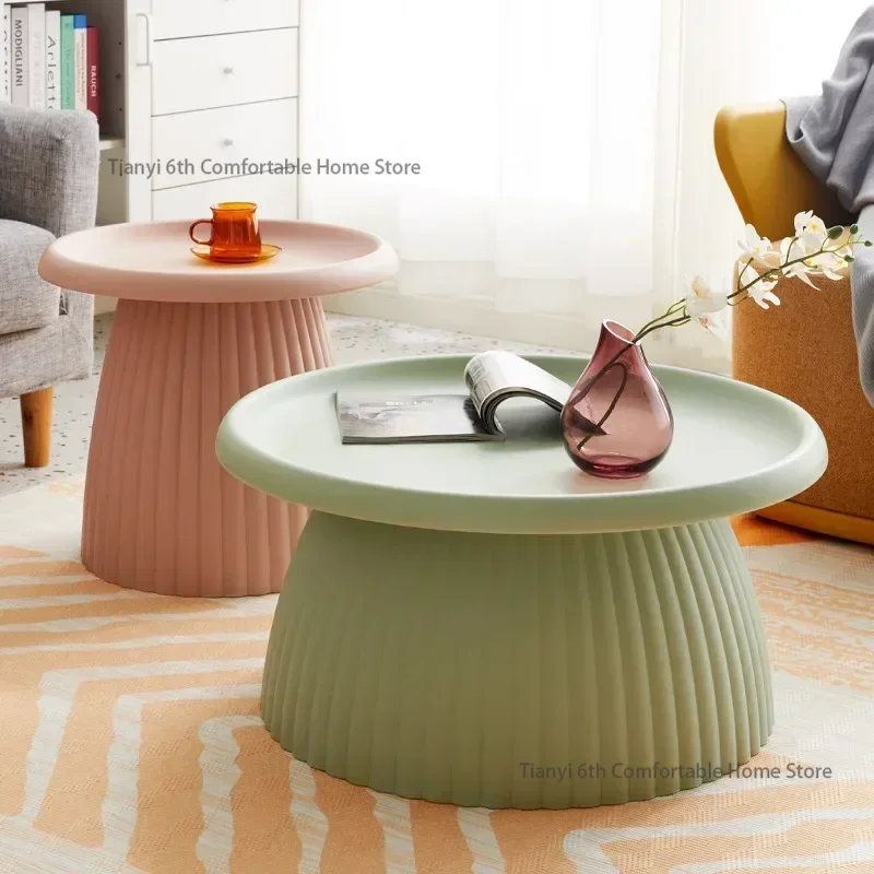 Coffee Tables Living Room Side Center Round Nordic Modern Coffee Tables Mushroom Inspiration Home Furniture Tavolino Da Salotto