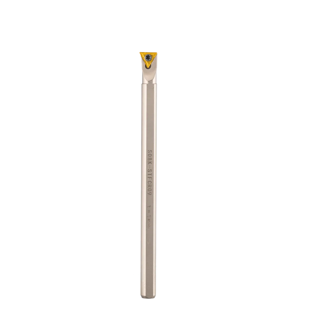 OYYU White Nickel Coated S10K-STFCR09 S08K S12M S14N S16Q S20R STFCR09 STFCR11 STFCR16 Internal Turning Tools CNC Lathe Cutter