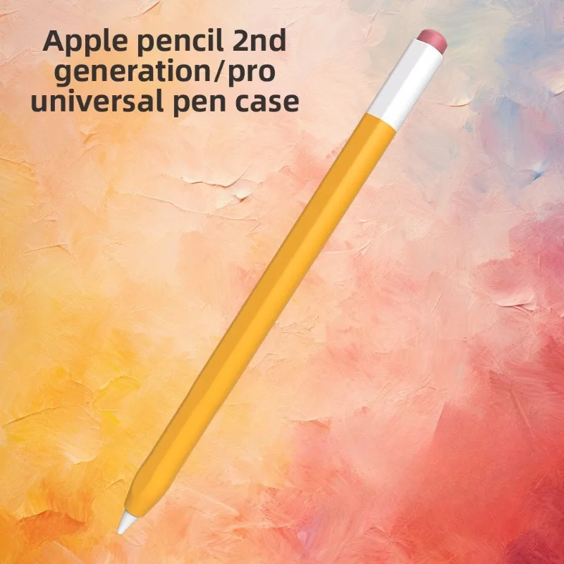 For Funda Apple Pencil 1 2 Case Duotone Soft Silicone Protective Cover 1st 2nd Generation iPad Pencil Skin For Apple Pencil Case