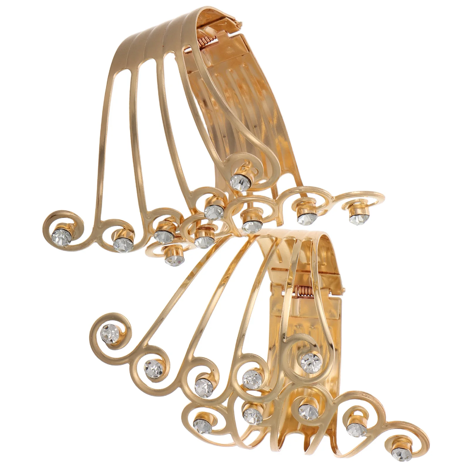 

2Pcs Curtain Tiebacks Clips Metal Drapery Holdbacks Twist Curtain Holders European Style Home Window Living Room Decoration