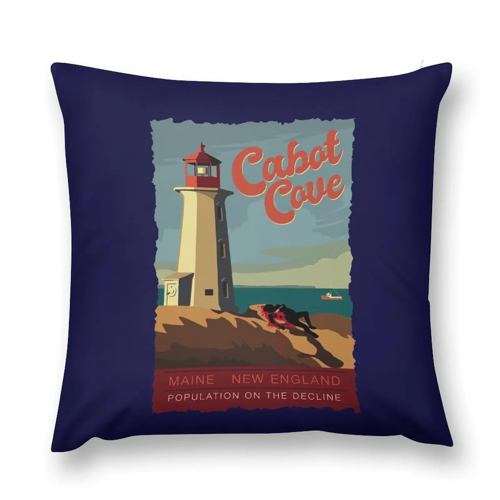 Cabot Cove Throw Pillow Pillow Cover Covers For Sofas pillow