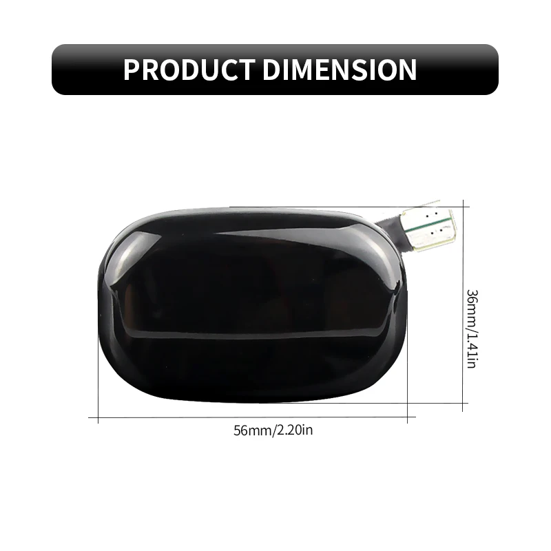 2 قطعة لتويوتا بريوس 1998-2003 Probox NCP5 2002-2009 لكزس RX 300 LED الجانب ماركر بدوره مصباح إشارة اكسسوارات السيارات