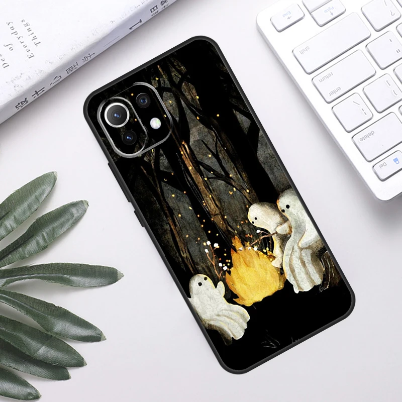 Cute Ghost Case For POCO F5 X3 X5 Pro F3 F4 GT M5s C40 Back Cover For Xiaomi 13 12 Lite 11T 12T Pro 12X