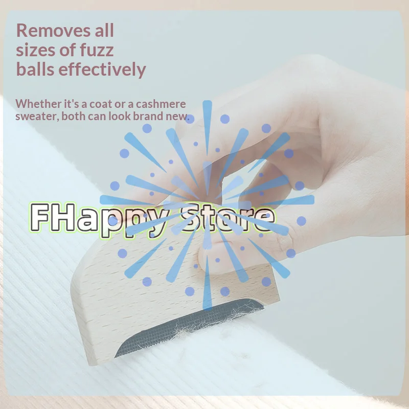 

Portable Wooden Lint Trimmer Comb Shaver Epilator Sweater Clothes Shaver Fabric Clothes Sweater Lint Removers Manual