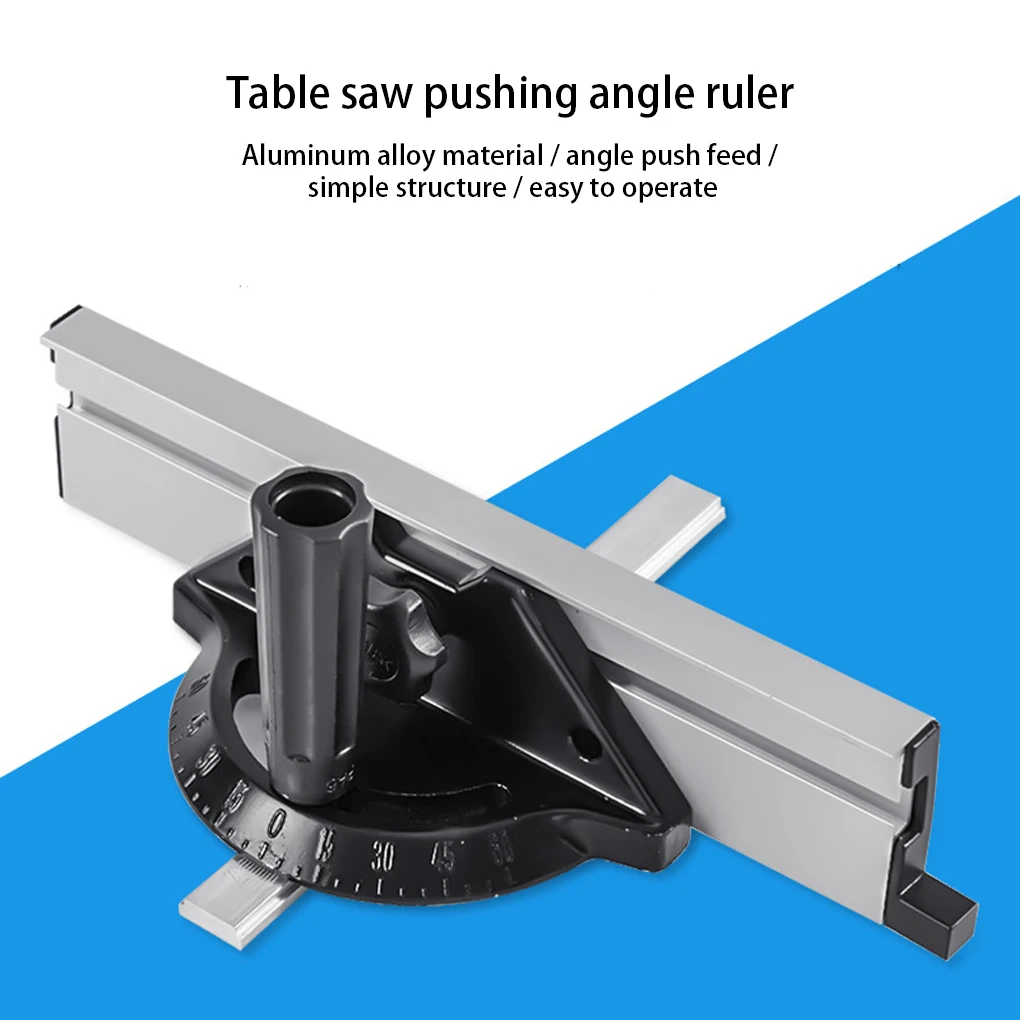 

Bench Saw Mitre Gauge Anti-rust 60 Degree Detachable PA6 Handle Graduated Replacement Woodworking Rotary Knob Ruler Tool