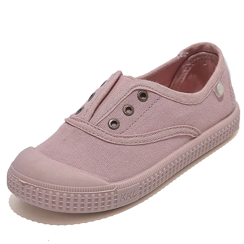 Primavera autunno bambini Sneakers ragazze scarpe sportive tela traspirante ragazzi scarpe da corsa bambino Slip On Low Top Tenis Infantil Flats