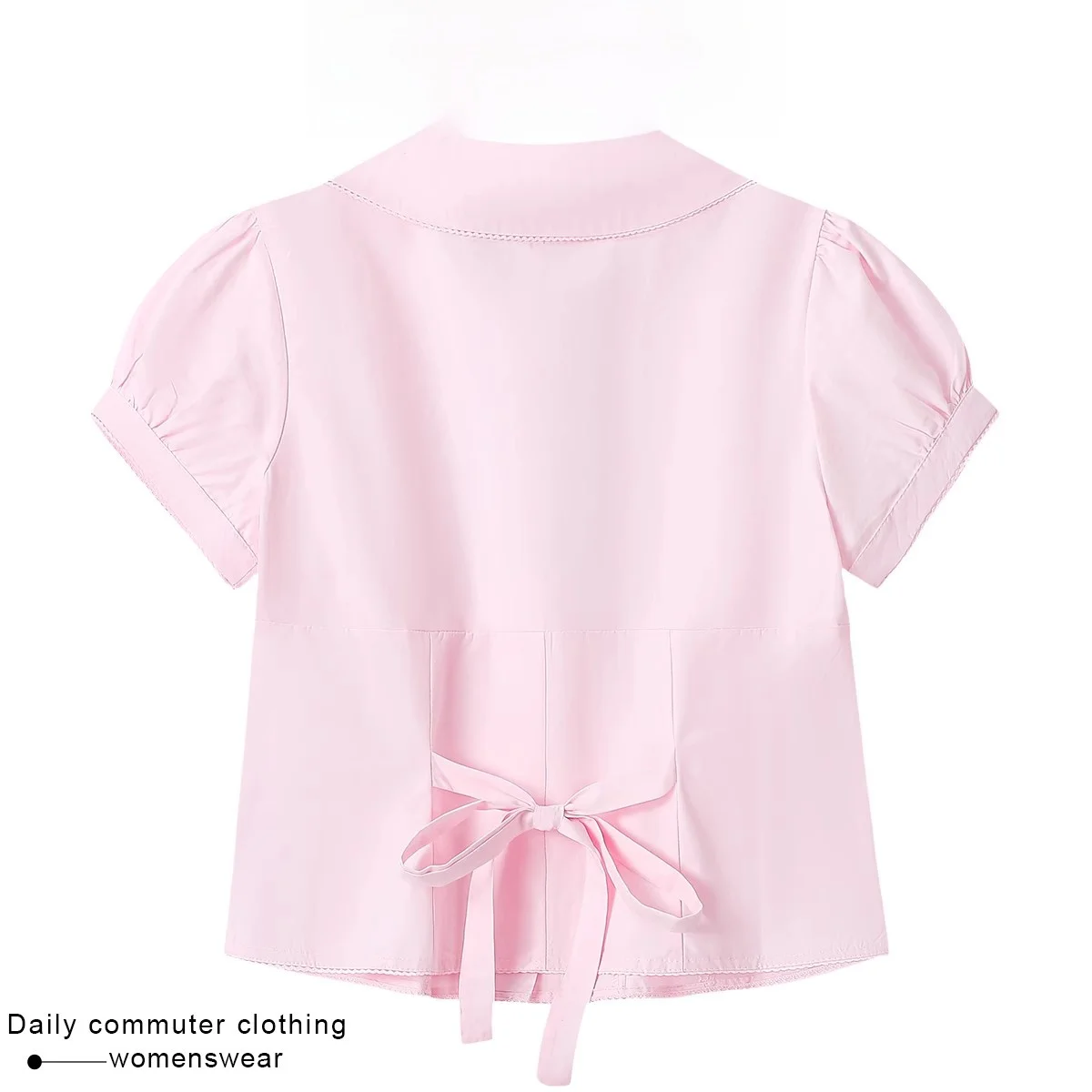 เสื้อผ้าสไตล์หวานๆ สำหรับสาววิทยาลัย รุ่น Sweet Sle Coehkg  แบบมีระบายช่วงเอว คอตตอน  ลายดอกไม้  ใหม่ล่าสุดสำหรับฤดูร้อน