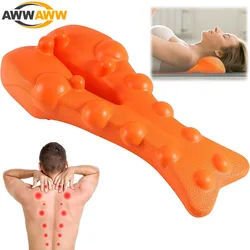 Cervical Neck Shoulder Stretcher Massage Pillow Traction Device Muscle Relaxation Relieve Pain Cervical Spine Correction