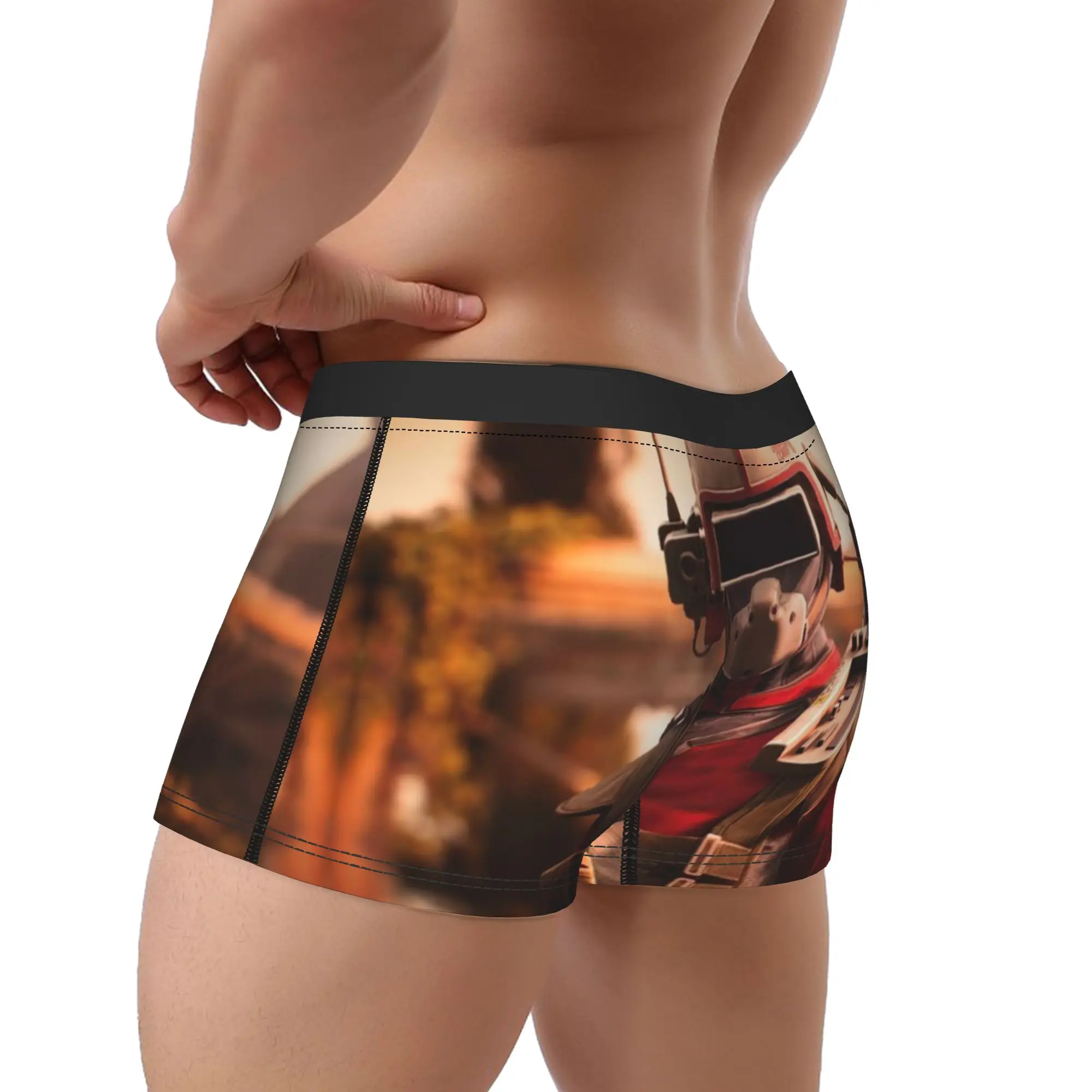 Men's ARC Raiders Underwear Gaming Sexy Boxer Briefs Shorts Panties Male Soft Underpants Plus Size